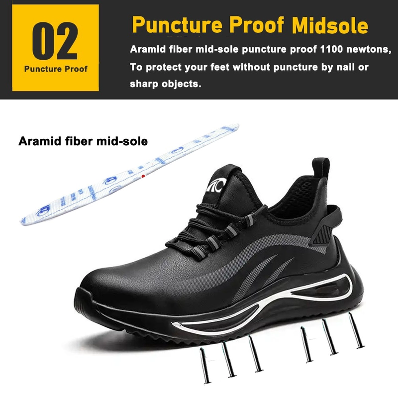 中国 TM3150 男士防滑耐油钢头结构安全鞋 制造商