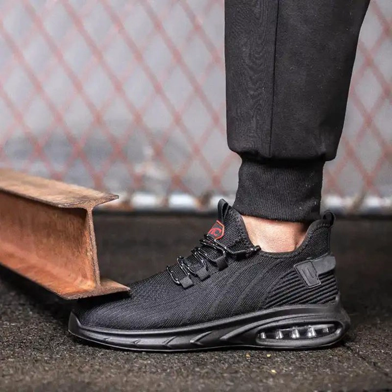 Chine TM3151 noir empêchent les chaussures de sécurité de travail légères à bout en acier pour hommes fabricant