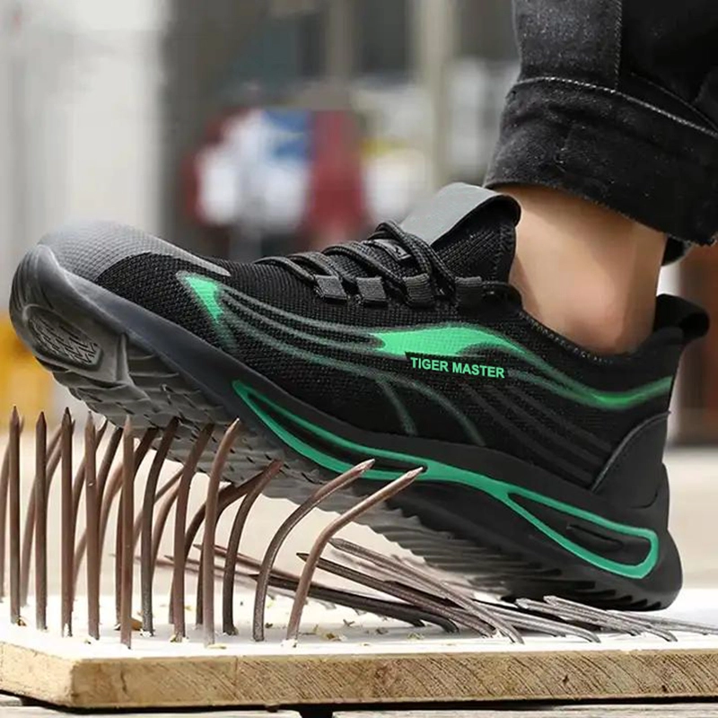 Chine TM3152 chaussures de sécurité de travail de sport à bout en acier antidérapantes résistantes à l'huile pour homme fabricant