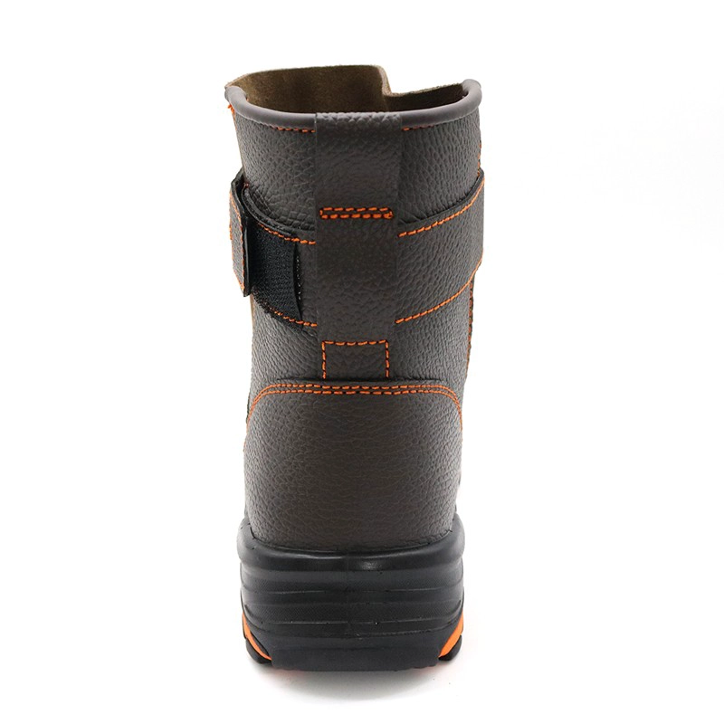 Cina TM3215 Scarpe di sicurezza elettriche isolanti antiforatura 18kv con punta in fibra di vetro marrone per saldatura produttore