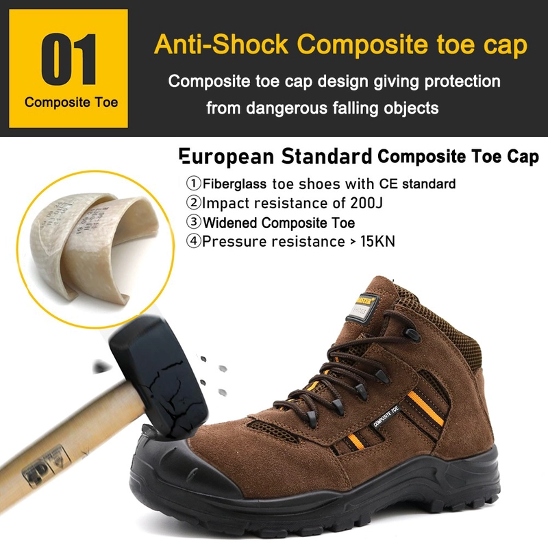 China TM236 dedo do pé composto anti punção 18KV insulatlion sapatos de segurança elétrica masculinos fabricante