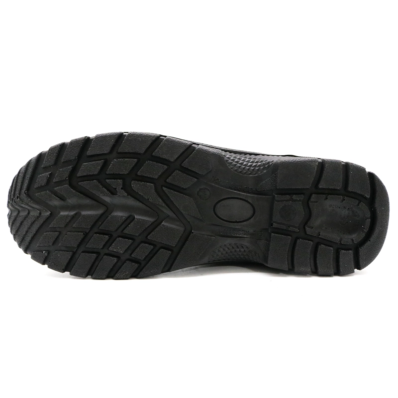 China TM3222 high-top steel toe anti puncture leather safety shoes for construction manufacturer
