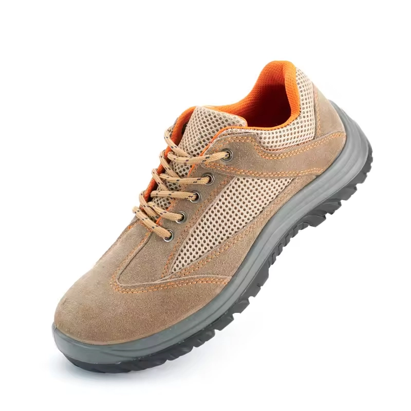 porcelana TM3229 Zapatos de seguridad de gamuza antideslizantes, antigolpes, a prueba de pinchazos, punta de acero fabricante