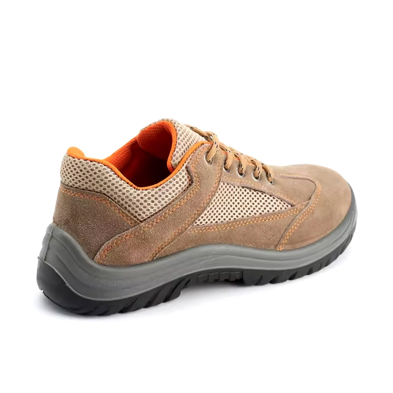 porcelana TM3229 Zapatos de seguridad de gamuza antideslizantes, antigolpes, a prueba de pinchazos, punta de acero fabricante