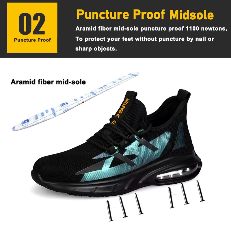 Chine Chaussures de sécurité sport à la mode, anti-perforation, bout en acier TM3237 fabricant