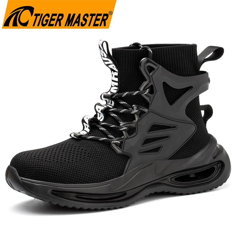 Chine Chaussures de sport de sécurité pour hommes, anti-perforation, cheville haute, bout en acier, à la mode, TM3263 fabricant