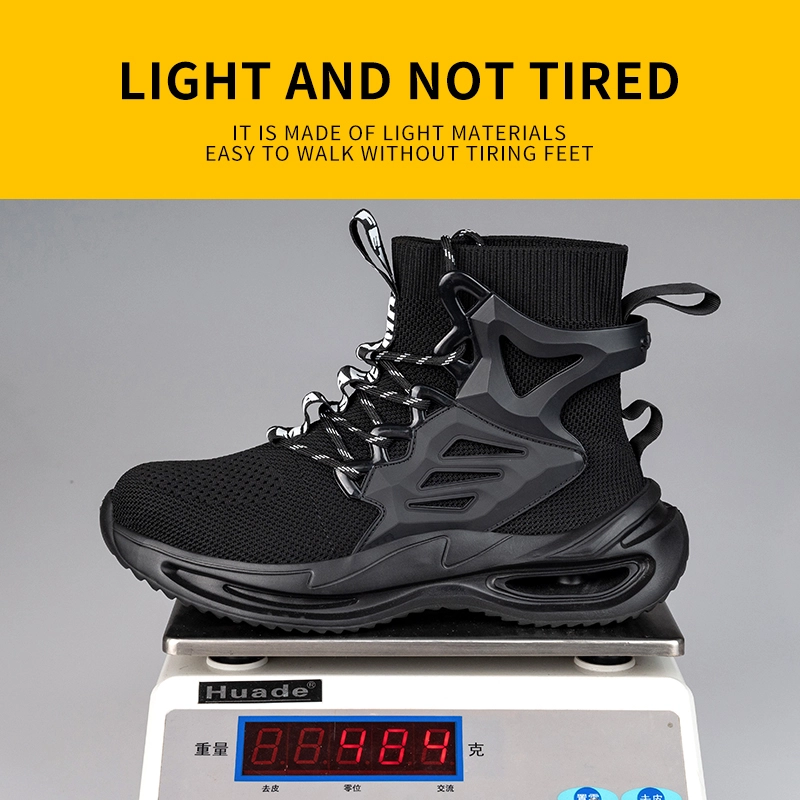 Chine Chaussures de sport de sécurité pour hommes, anti-perforation, cheville haute, bout en acier, à la mode, TM3263 fabricant
