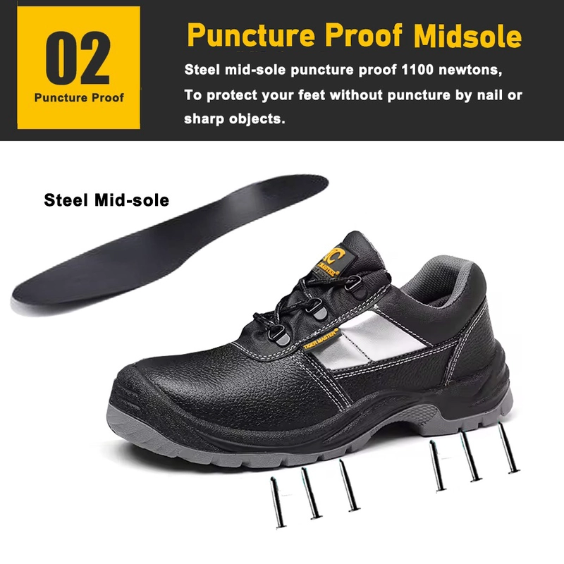 Cina TM004L Scarpe antinfortunistiche da lavoro antiperforazione con punta in acciaio resistente all'olio e all'acqua produttore