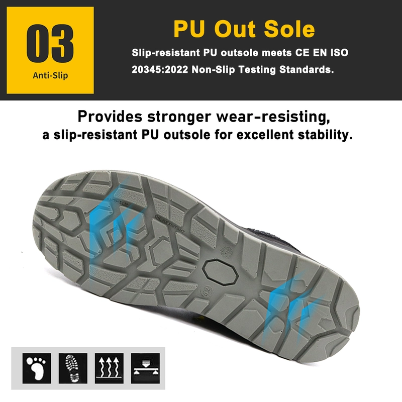Cina Scarpe antinfortunistiche sportive da uomo antiforatura con punta in acciaio TM234 produttore