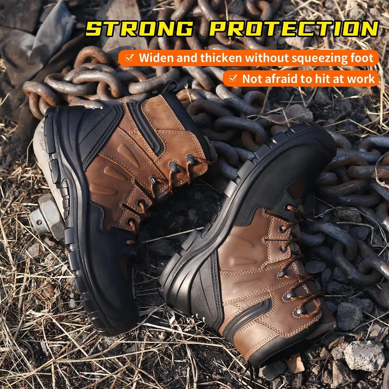 China TM3311 Botas de segurança antifuros com biqueira de fibra de vidro de alta qualidade à prova d'água fabricante
