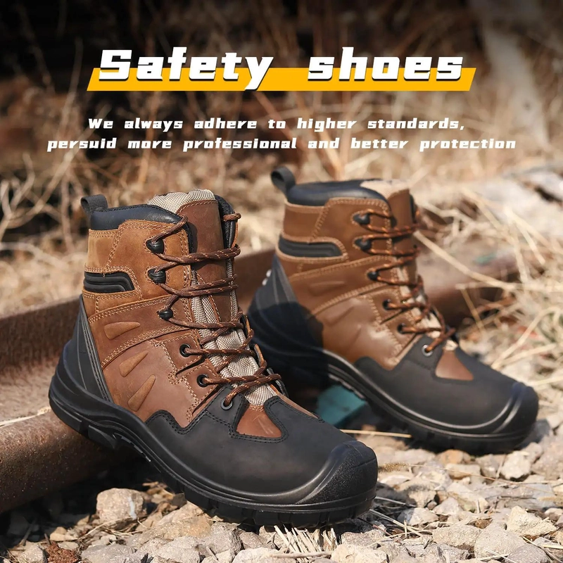 China TM3311 Botas de segurança antifuros com biqueira de fibra de vidro de alta qualidade à prova d'água fabricante