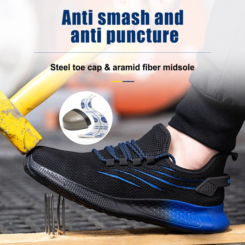 China TM3331 Anti-Schlupf-Stahlzehenpunktionsfisch-Sachlogistik Sportsicherheitschuhe Hersteller