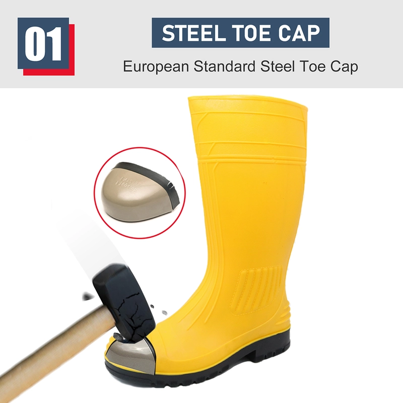 中国 GB38 Green Steel Toe Anti Puncture Pvc Safety Rain Boots Waterproof - COPY - 7wr0ge メーカー