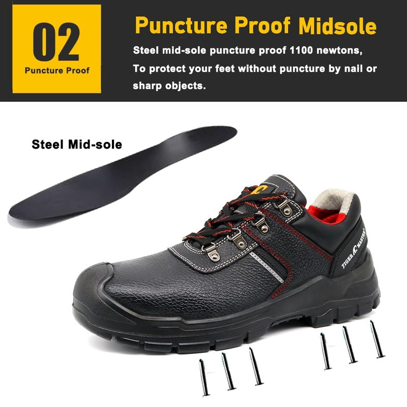 Китай TM091L Steel Toe Anti Puncture Construction Work Safety Shoes - COPY - io12un производителя