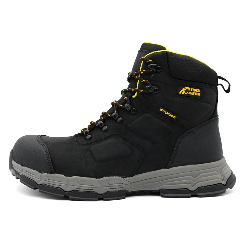 Cina TM1002 Scarpe antinfortunistiche impermeabili antiforatura con punta in fibra di vetro in vera pelle da uomo produttore