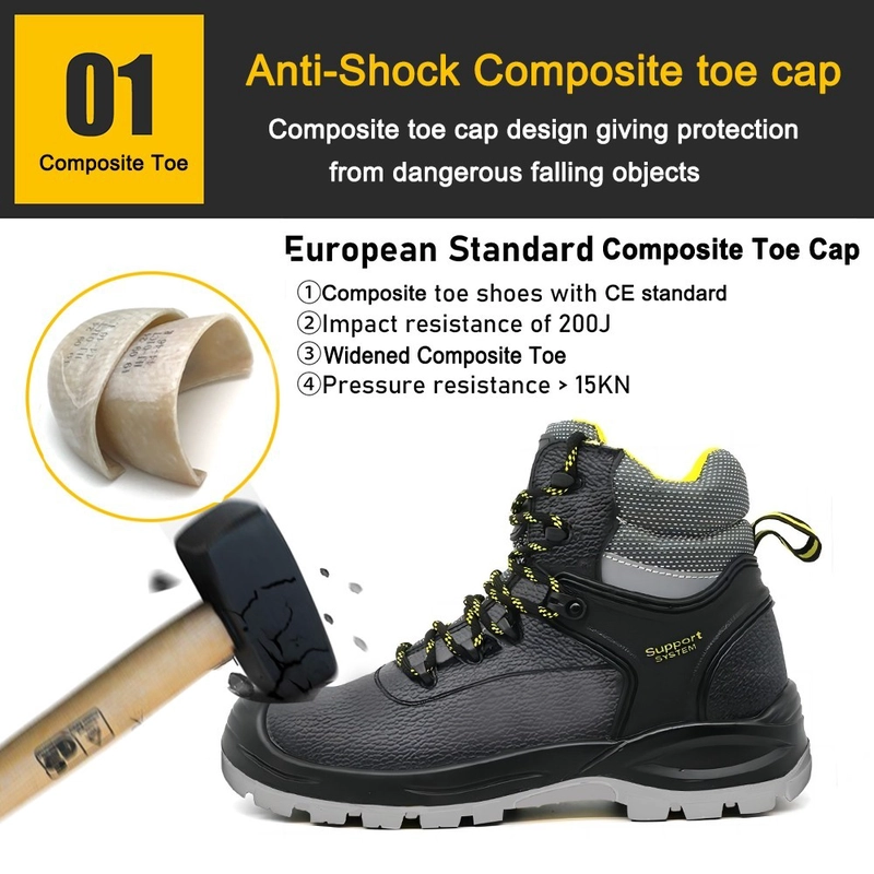 porcelana TM158 Anti slip EU Acero de acero zapatos de seguridad a prueba de pinchazos para la construcción fabricante