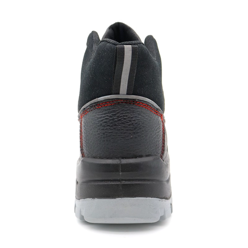 China TM3337 Black Leather Water Resistant Steel toe S3 Safety Shoes for Construction manufacturer