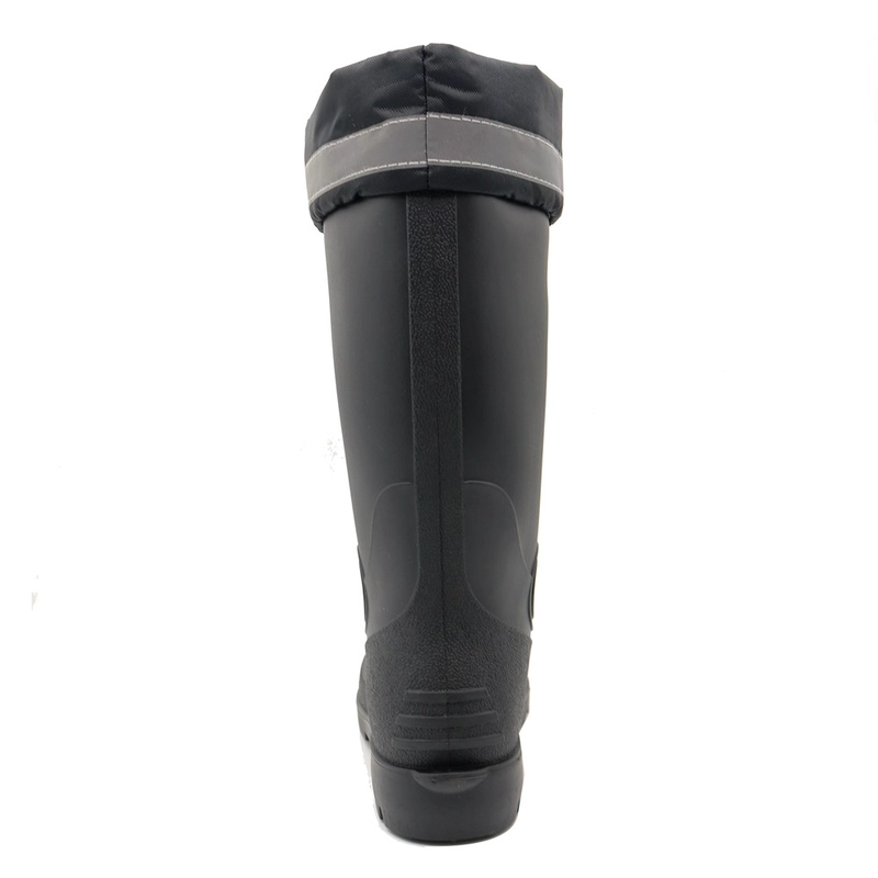 중국 GB43 Waterproof Steel Toe Reflective PVC Safety Rain Boots with PU Collar - COPY - 2nc72m 제조업체