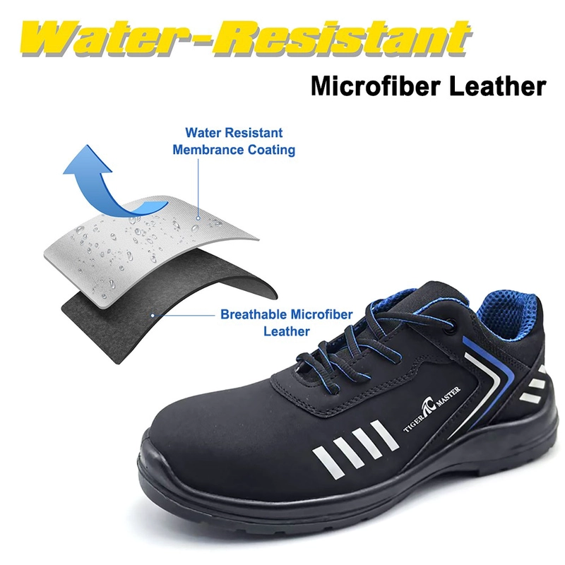porcelana TM275L Zapatos de seguridad antideslizantes con punta de fibra de vidrio a prueba de pinchazos sin metal para unisex fabricante