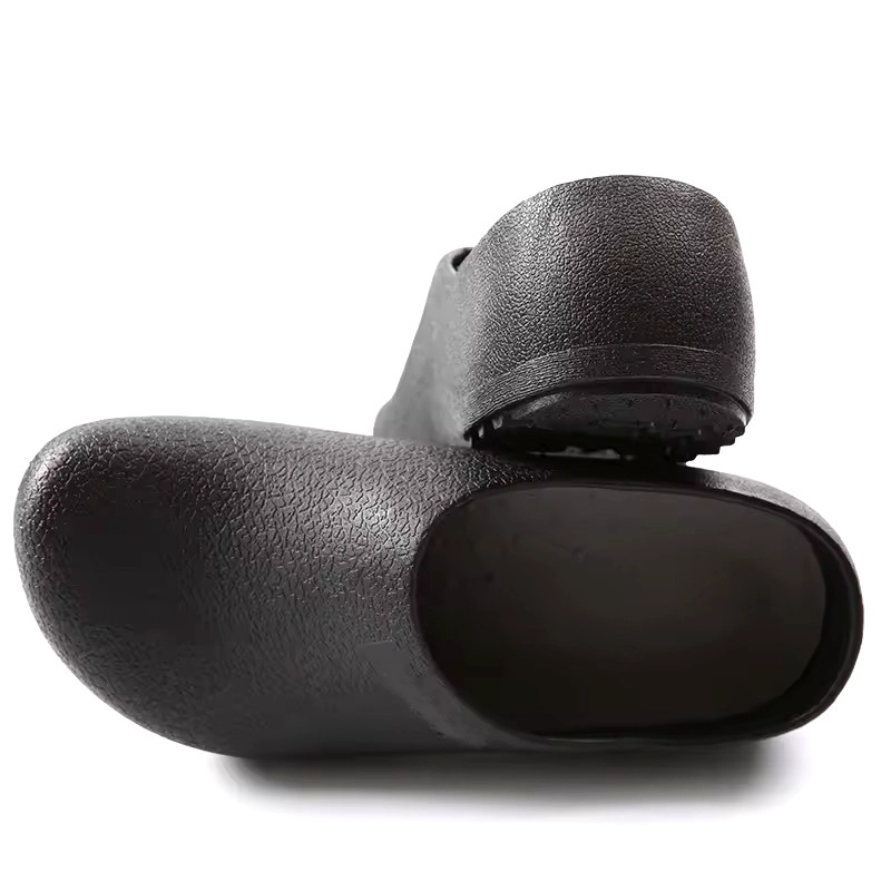 porcelana TM3388 Zapatos de chef de cocina de PVC negros impermeables antideslizantes para restaurante fabricante