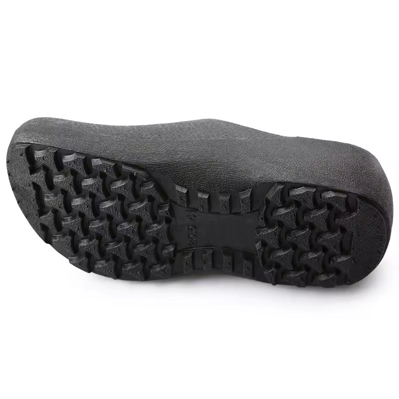 porcelana TM3388 Zapatos de chef de cocina de PVC negros impermeables antideslizantes para restaurante fabricante