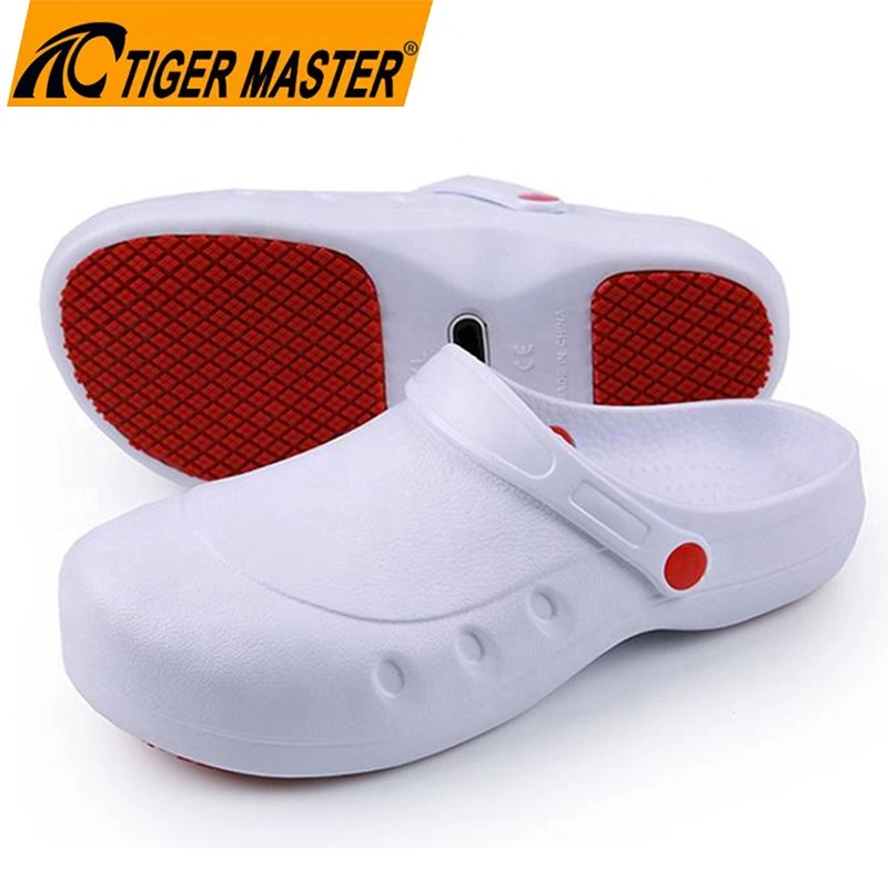 Chine Chaussures de sécurité antidérapantes et imperméables pour Chef de cuisine EVA, blanches, pour Restaurant, TM080-1 fabricant