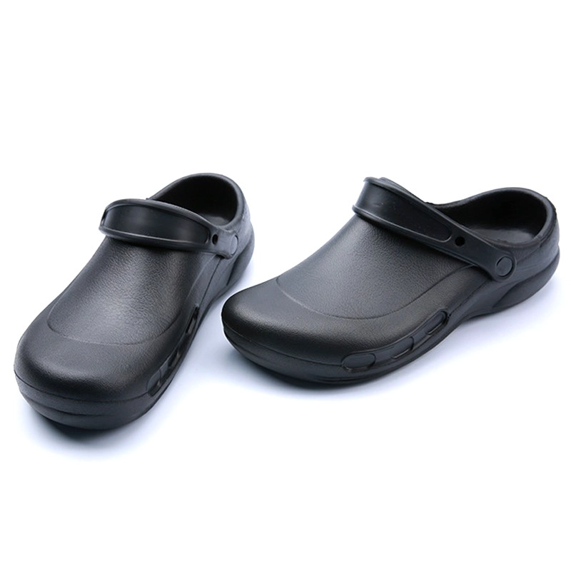 porcelana TM3396 Zapatos de trabajo de chef EVA ligeros y resistentes al deslizamiento de aceite para cocina de restaurante fabricante