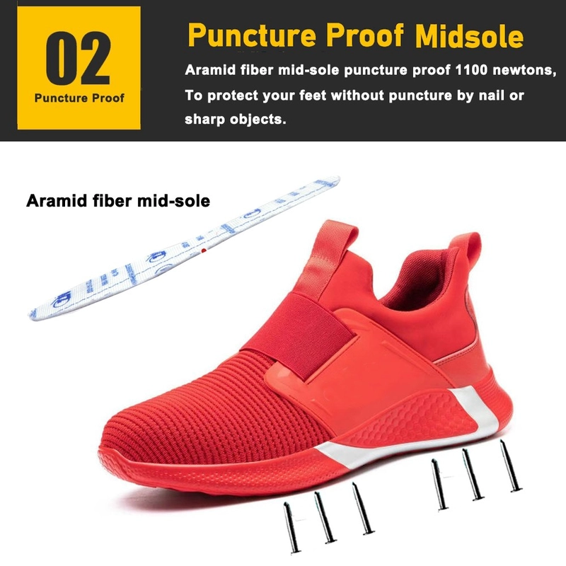 Chine TM3391 Anti-slip Steel Toe Puncture-proof Black Sport Safety Shoes Lightweight - COPY - 2virrq fabricant