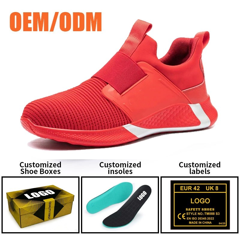 Chine TM3391 Anti-slip Steel Toe Puncture-proof Black Sport Safety Shoes Lightweight - COPY - 2virrq fabricant