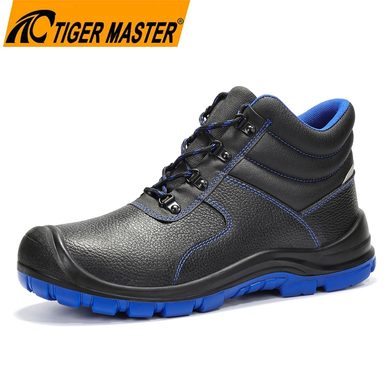China TM3437 Calçado de segurança industrial anti-perfuração com biqueira de aço larga resistente ao deslizamento de óleo fabricante
