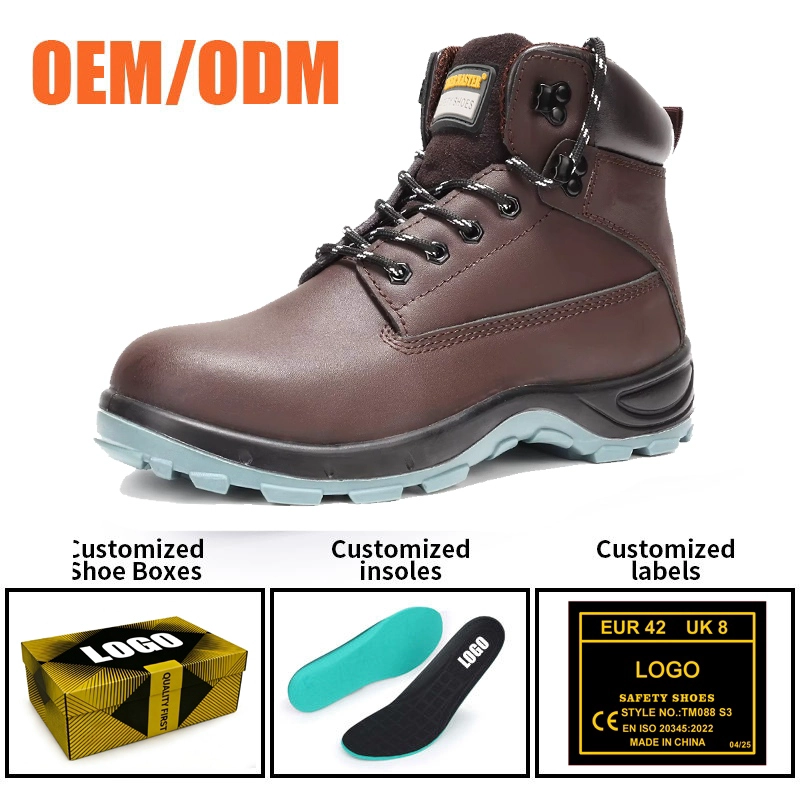 الصين TM3437 Oil Slip Resistant Wide Steel Toe Anti-puncture Industrial Safety Footwear - COPY - icwbs5 الصانع