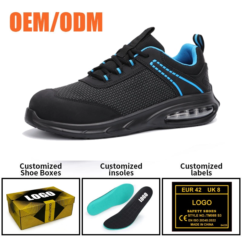 중국 TM3471 Non-slip Work Safety Shoes Full Grain Leather EU Steel Toe Anti-puncture - COPY - d9dq26 제조업체