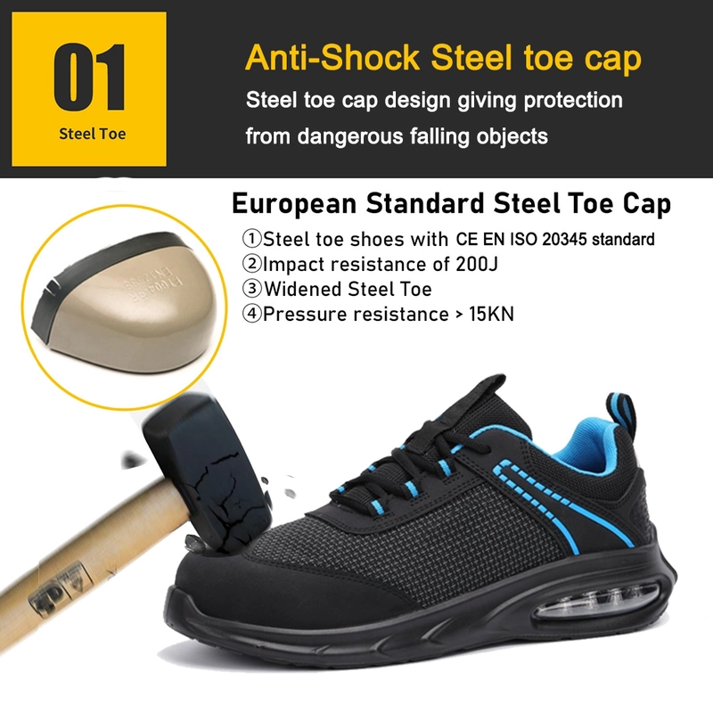 중국 TM3471 Non-slip Work Safety Shoes Full Grain Leather EU Steel Toe Anti-puncture - COPY - d9dq26 제조업체