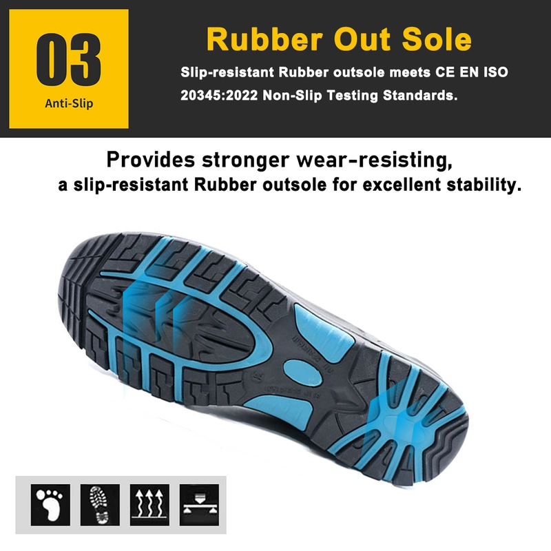 China TM3475 Botas de segurança de couro nobuck de alta qualidade com biqueira de aço anti-furo e resistente a óleo e deslizamento fabricante