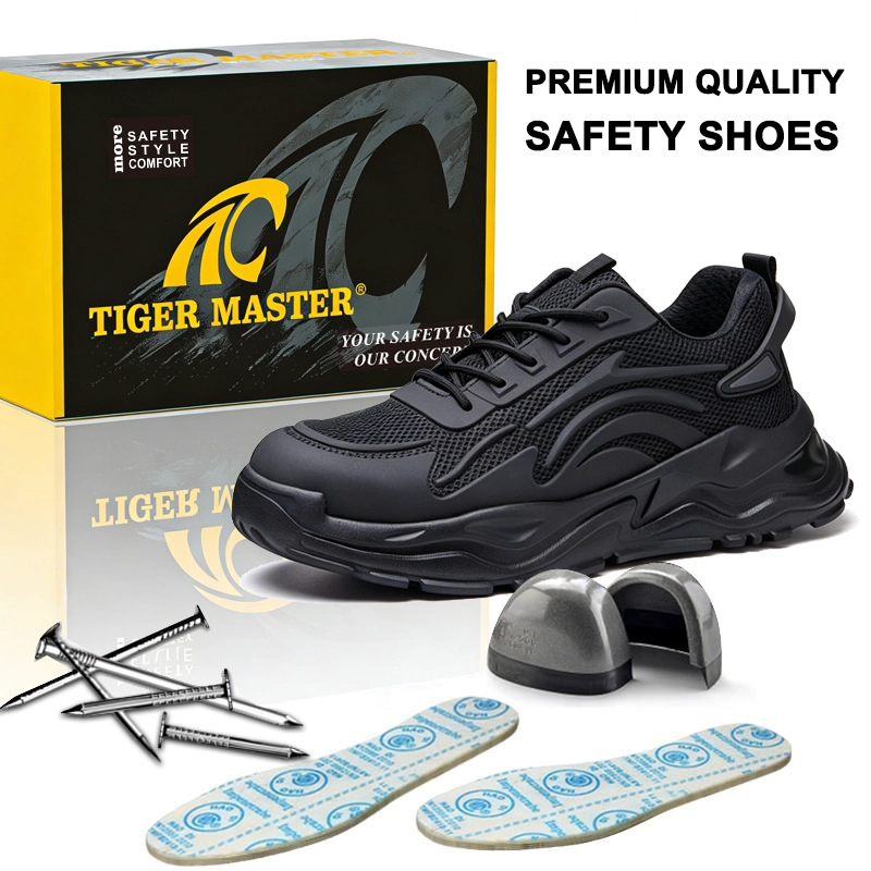 Cina TM3482 Anti-slip Steel Toe Puncture-proof Sports Work Safety Shoes Breathable - COPY - 6o1nfk produttore