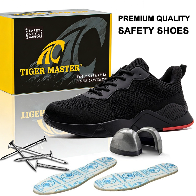 porcelana TM3517 Anti-slip Rubber Sole Steel Toe Puncture-proof Work Footwear Safety Shoes - COPY - 340goo fabricante