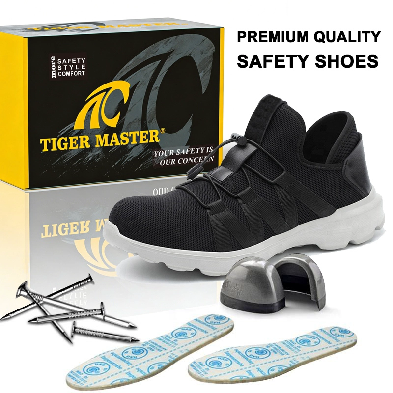 الصين TM3521 Smart Buckle Anti-slip Steel Toe Anti-puncture Warehouse Fashion Sports Safety Shoes - COPY - l4rm8t الصانع
