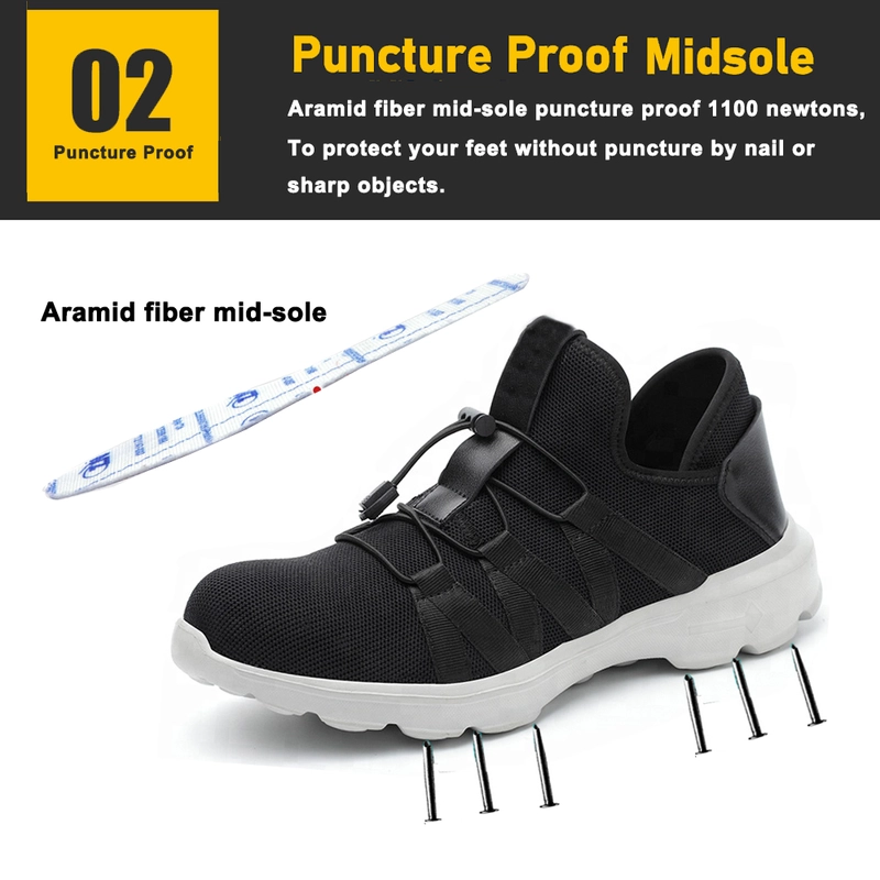 الصين TM3521 Smart Buckle Anti-slip Steel Toe Anti-puncture Warehouse Fashion Sports Safety Shoes - COPY - l4rm8t الصانع