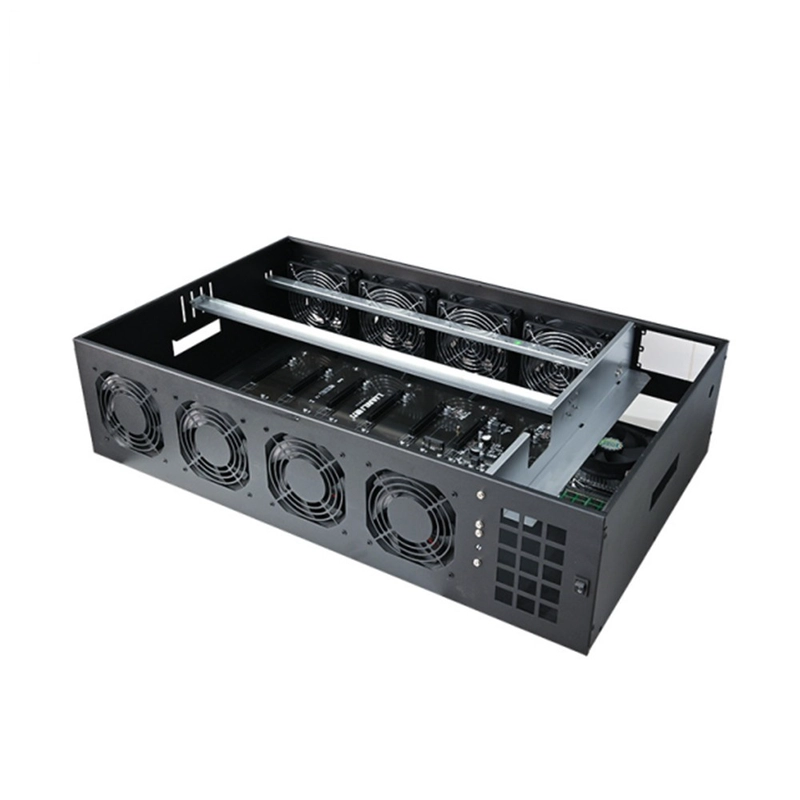 China 857S volles GPU-Rig 6,5 cm/7,0 cm Kartenabstand, Netzteil 2000 W/2500 W/3300 W Hersteller