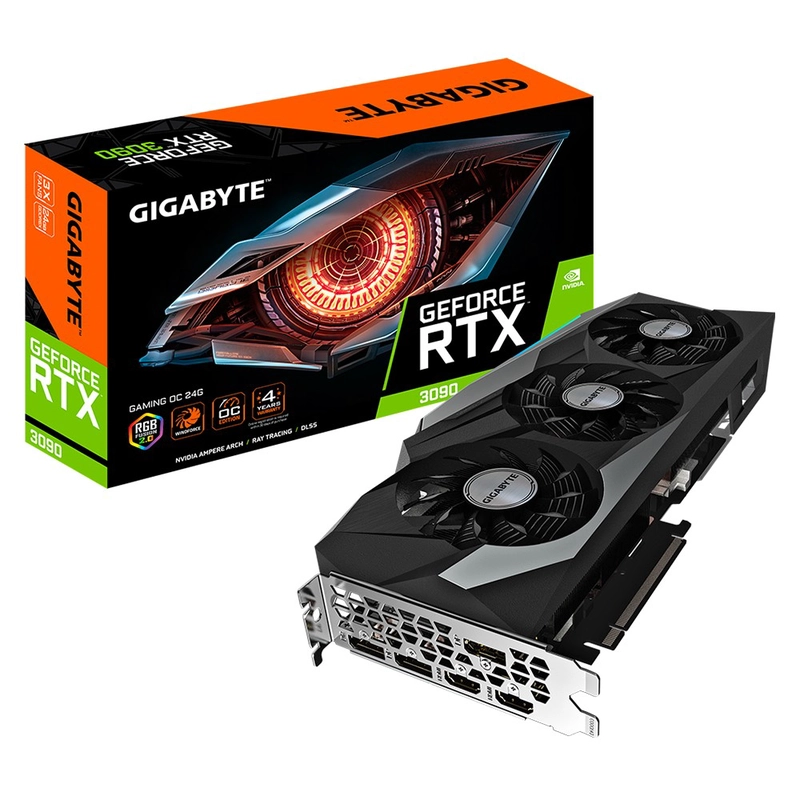 中国 Gigabyte RTX3090 グラフィックス カード ゲーム oc Geforce rtx3090 グラフィックス カード 非 lhr または lhr (マイニングおよびゲーム用) メーカー
