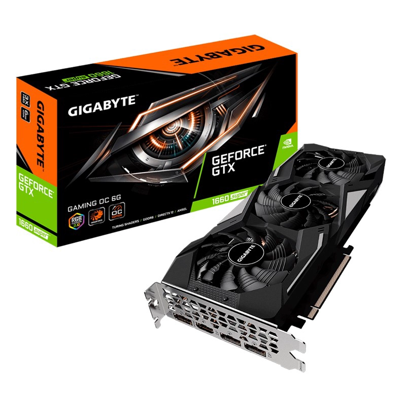 Chiny Gorąco sprzedająca się karta graficzna MSI Color Gigabyte GTX 1660/1660 Super Gaming OC z kartą graficzną 6 GB GPU GDDR5 producent