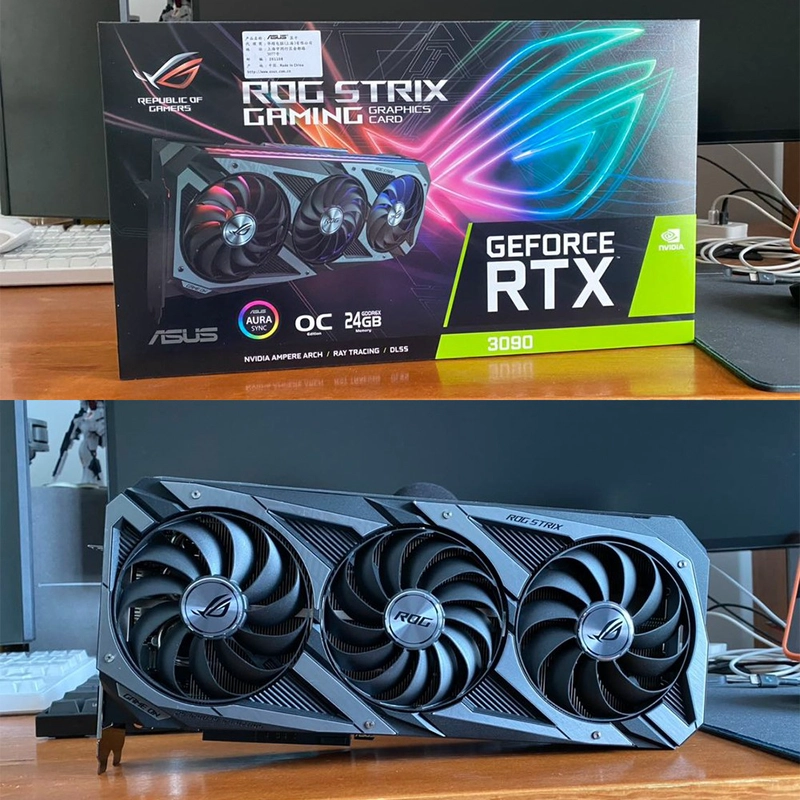 Chine Carte graphique ASUS 3090 RTX carte de jeu ROG strix g-force 24 go TUF carte graphique GDDR6 rtx 3090 fabricant