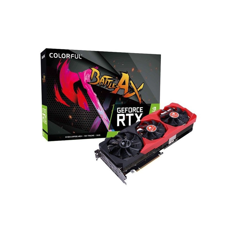 China Bunte RTX 3070-Grafikkarte Battle X ohne LHR oder LHR mit 12 GB für Mining und GPU-Rig Hersteller