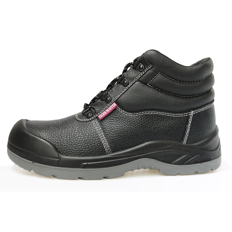 China 01401 High Knöchel Leder Bergbau Safety Schuhe für Männer Hersteller