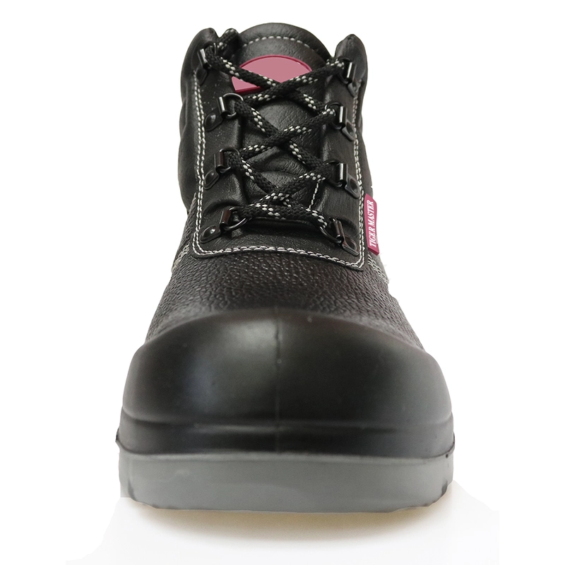 China 01401 High Knöchel Leder Bergbau Safety Schuhe für Männer Hersteller