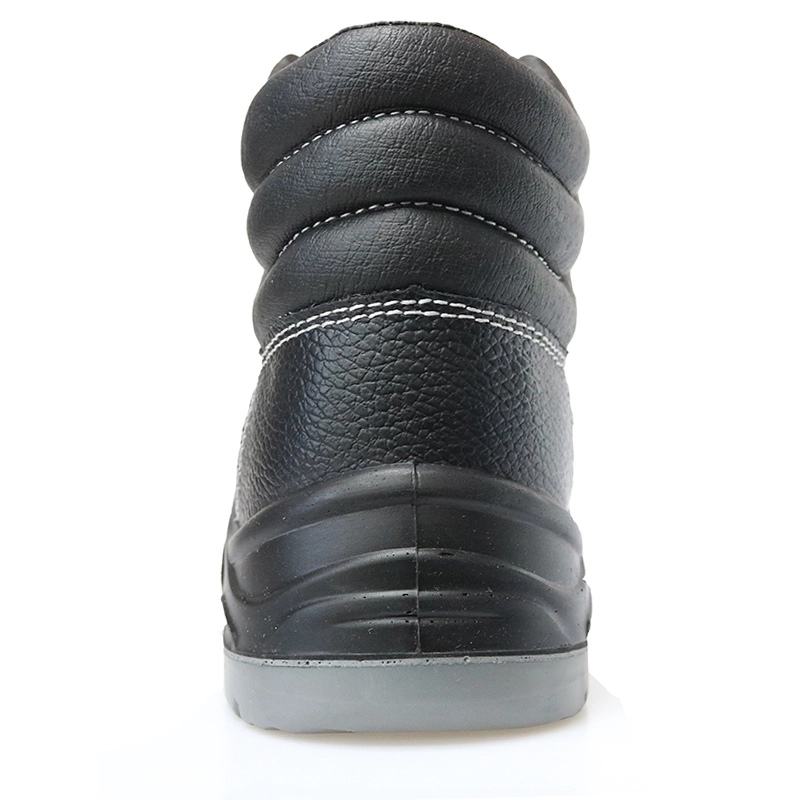 China 01401 High Knöchel Leder Bergbau Safety Schuhe für Männer Hersteller