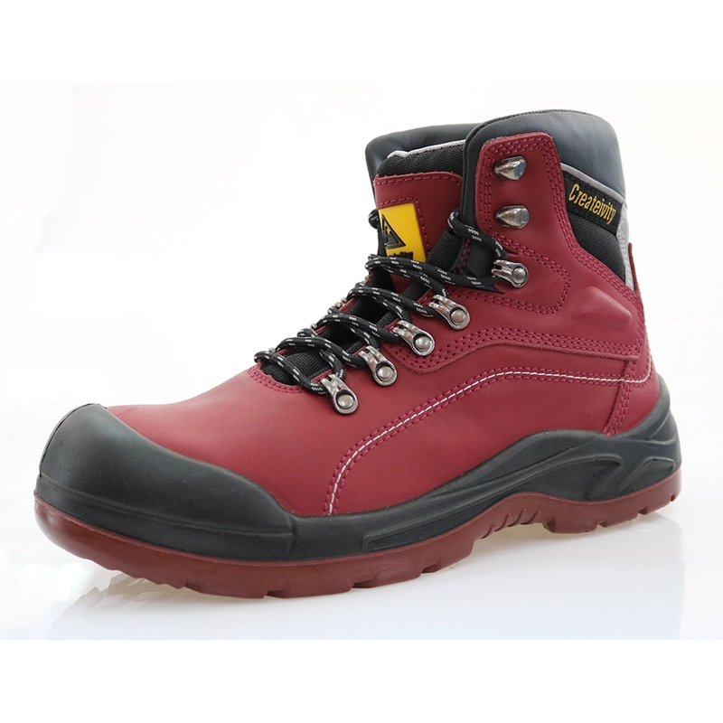 China 0146 New Collection Cow Split Nubuck Leather Safety Boots Hersteller