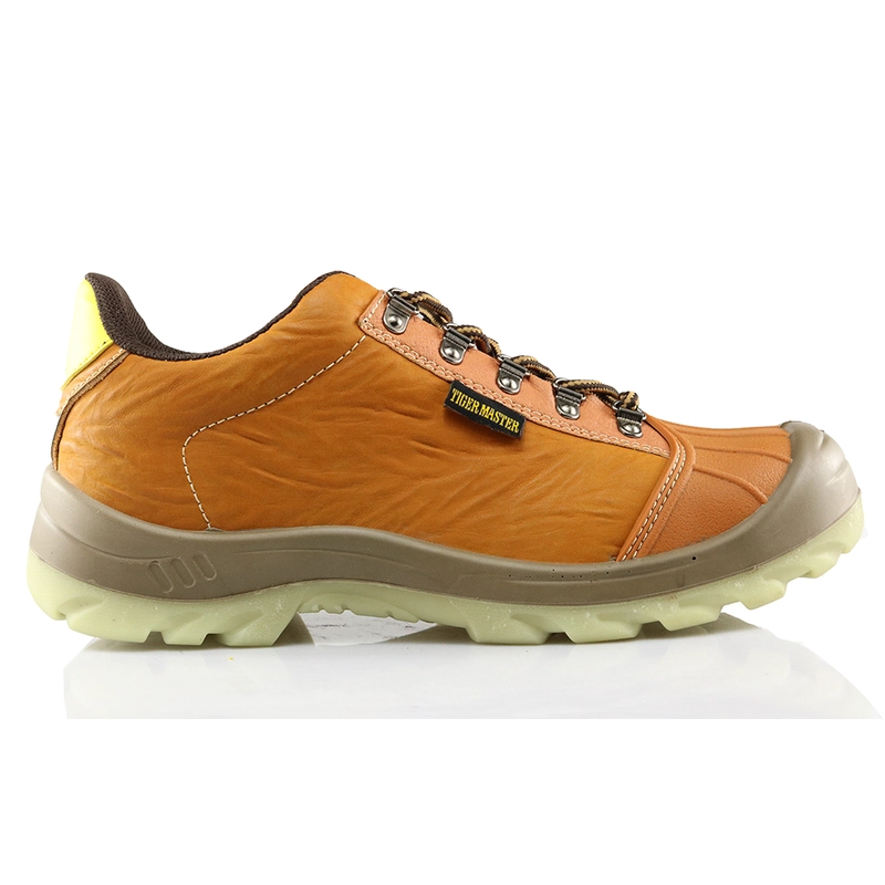 中国 0183-1 new style tiger master brand plicated leather good prices safety shoes 制造商