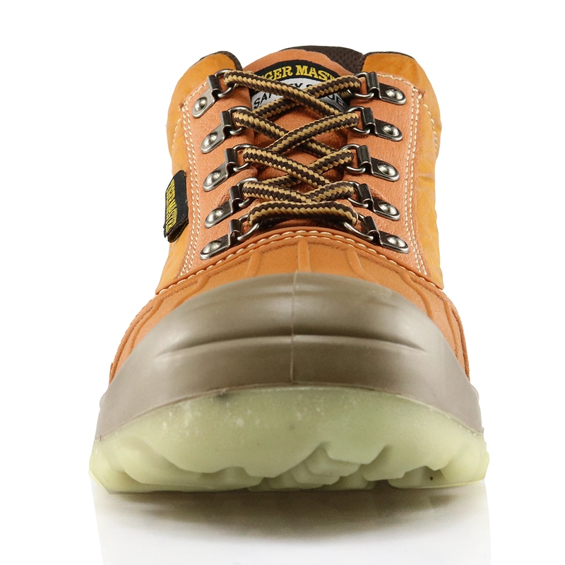 中国 0183-1 new style tiger master brand plicated leather good prices safety shoes 制造商