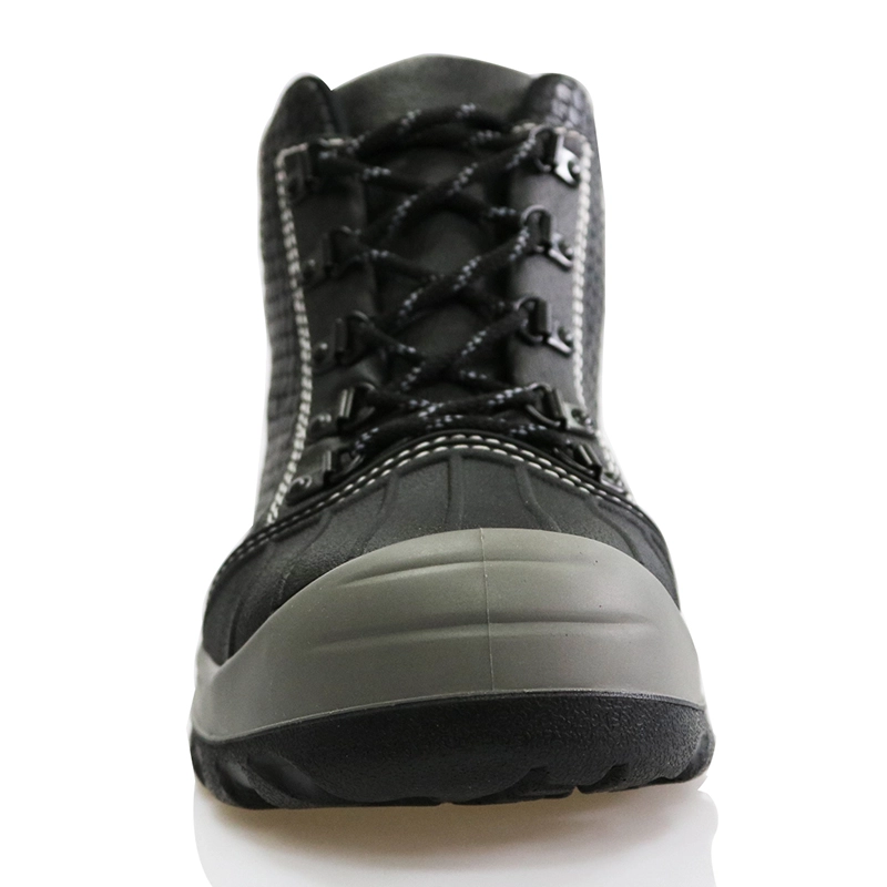 China 0184-2 black steel toe safety jogger sole safety shoes manufacturer